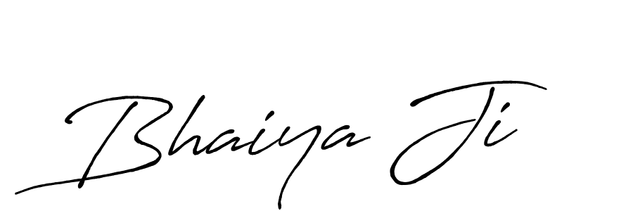 Also we have Bhaiya Ji name is the best signature style. Create professional handwritten signature collection using Antro_Vectra_Bolder autograph style. Bhaiya Ji signature style 7 images and pictures png