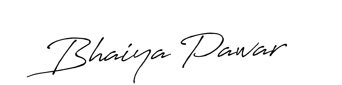 Similarly Antro_Vectra_Bolder is the best handwritten signature design. Signature creator online .You can use it as an online autograph creator for name Bhaiya Pawar. Bhaiya Pawar signature style 7 images and pictures png