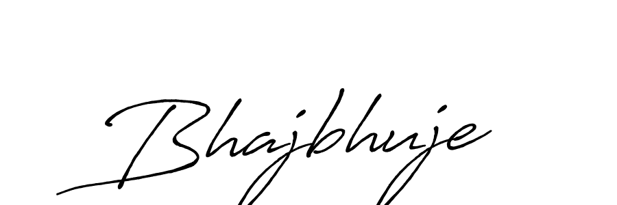 How to make Bhajbhuje signature? Antro_Vectra_Bolder is a professional autograph style. Create handwritten signature for Bhajbhuje name. Bhajbhuje signature style 7 images and pictures png
