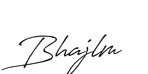 Make a beautiful signature design for name Bhajlm. With this signature (Antro_Vectra_Bolder) style, you can create a handwritten signature for free. Bhajlm signature style 7 images and pictures png