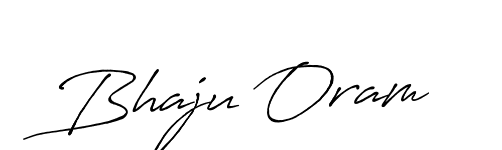 Use a signature maker to create a handwritten signature online. With this signature software, you can design (Antro_Vectra_Bolder) your own signature for name Bhaju Oram. Bhaju Oram signature style 7 images and pictures png