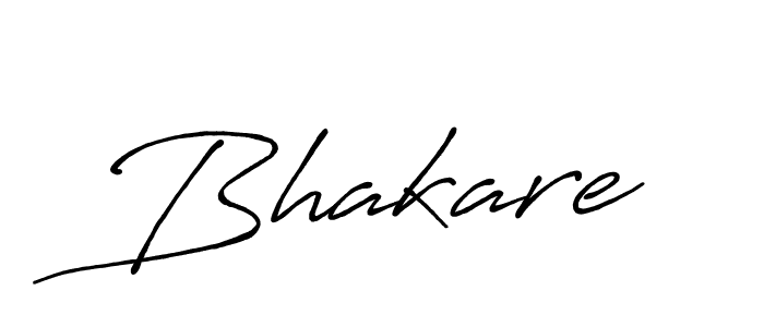 Also we have Bhakare name is the best signature style. Create professional handwritten signature collection using Antro_Vectra_Bolder autograph style. Bhakare signature style 7 images and pictures png
