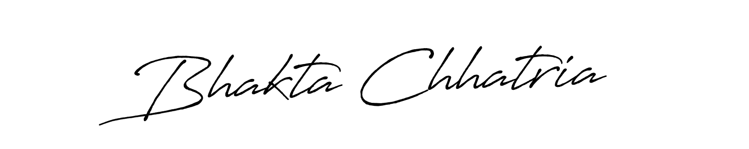 How to make Bhakta Chhatria signature? Antro_Vectra_Bolder is a professional autograph style. Create handwritten signature for Bhakta Chhatria name. Bhakta Chhatria signature style 7 images and pictures png