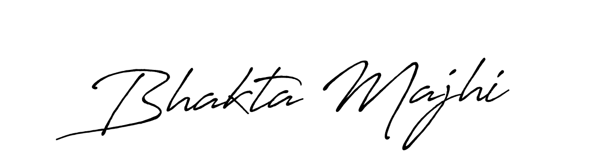 Create a beautiful signature design for name Bhakta Majhi. With this signature (Antro_Vectra_Bolder) fonts, you can make a handwritten signature for free. Bhakta Majhi signature style 7 images and pictures png