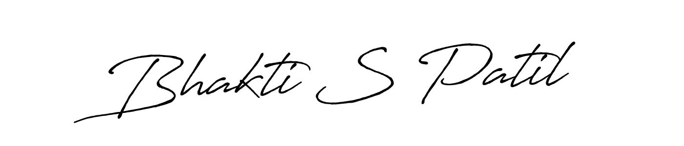 Antro_Vectra_Bolder is a professional signature style that is perfect for those who want to add a touch of class to their signature. It is also a great choice for those who want to make their signature more unique. Get Bhakti S Patil name to fancy signature for free. Bhakti S Patil signature style 7 images and pictures png