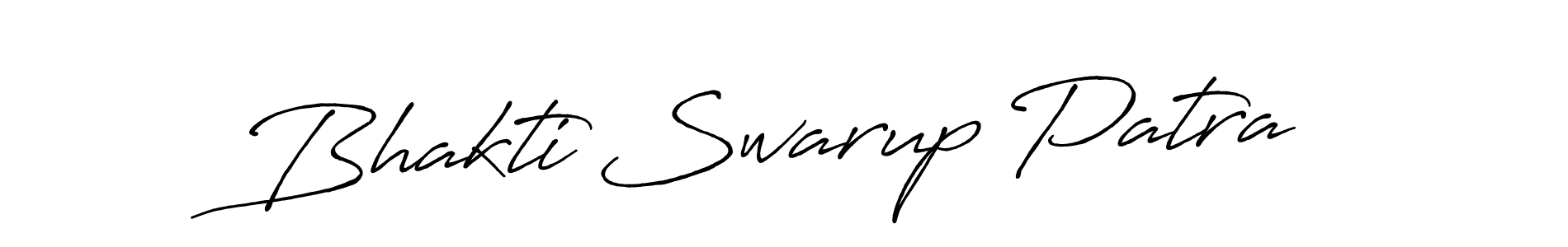 Create a beautiful signature design for name Bhakti Swarup Patra. With this signature (Antro_Vectra_Bolder) fonts, you can make a handwritten signature for free. Bhakti Swarup Patra signature style 7 images and pictures png