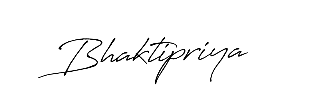 How to make Bhaktipriya name signature. Use Antro_Vectra_Bolder style for creating short signs online. This is the latest handwritten sign. Bhaktipriya signature style 7 images and pictures png