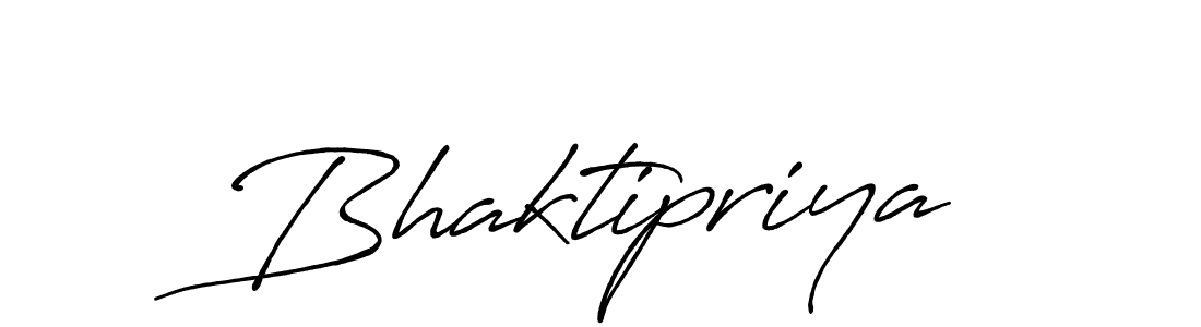 How to make Bhaktipriya name signature. Use Antro_Vectra_Bolder style for creating short signs online. This is the latest handwritten sign. Bhaktipriya signature style 7 images and pictures png