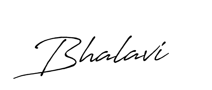 Design your own signature with our free online signature maker. With this signature software, you can create a handwritten (Antro_Vectra_Bolder) signature for name Bhalavi. Bhalavi signature style 7 images and pictures png