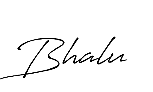 How to make Bhalu signature? Antro_Vectra_Bolder is a professional autograph style. Create handwritten signature for Bhalu name. Bhalu signature style 7 images and pictures png