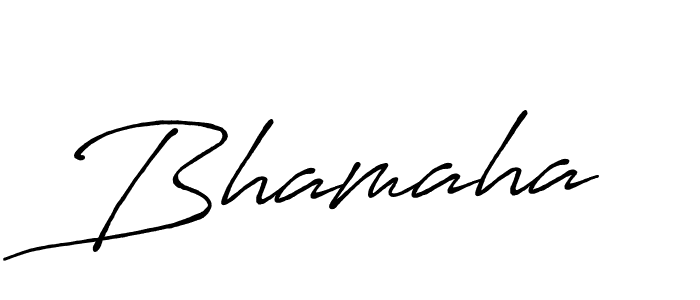 Create a beautiful signature design for name Bhamaha. With this signature (Antro_Vectra_Bolder) fonts, you can make a handwritten signature for free. Bhamaha signature style 7 images and pictures png