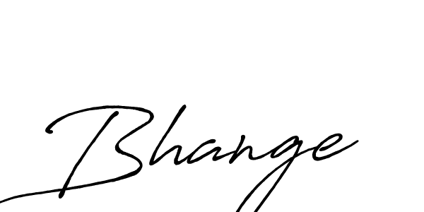 Make a beautiful signature design for name Bhange. With this signature (Antro_Vectra_Bolder) style, you can create a handwritten signature for free. Bhange signature style 7 images and pictures png