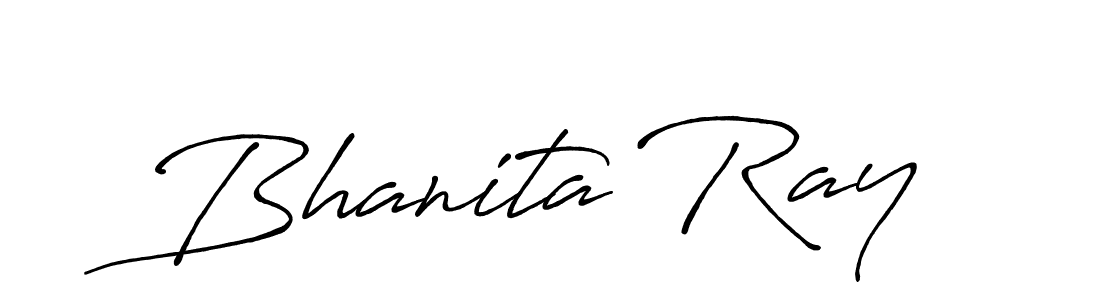 Use a signature maker to create a handwritten signature online. With this signature software, you can design (Antro_Vectra_Bolder) your own signature for name Bhanita Ray. Bhanita Ray signature style 7 images and pictures png