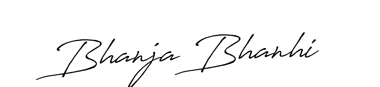 Create a beautiful signature design for name Bhanja Bhanhi. With this signature (Antro_Vectra_Bolder) fonts, you can make a handwritten signature for free. Bhanja Bhanhi signature style 7 images and pictures png