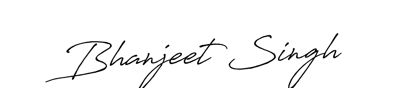 if you are searching for the best signature style for your name Bhanjeet Singh. so please give up your signature search. here we have designed multiple signature styles  using Antro_Vectra_Bolder. Bhanjeet Singh signature style 7 images and pictures png