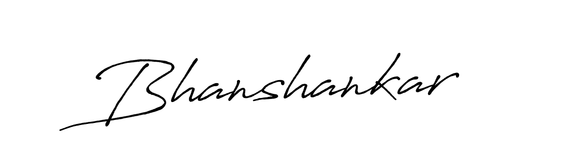 Design your own signature with our free online signature maker. With this signature software, you can create a handwritten (Antro_Vectra_Bolder) signature for name Bhanshankar. Bhanshankar signature style 7 images and pictures png