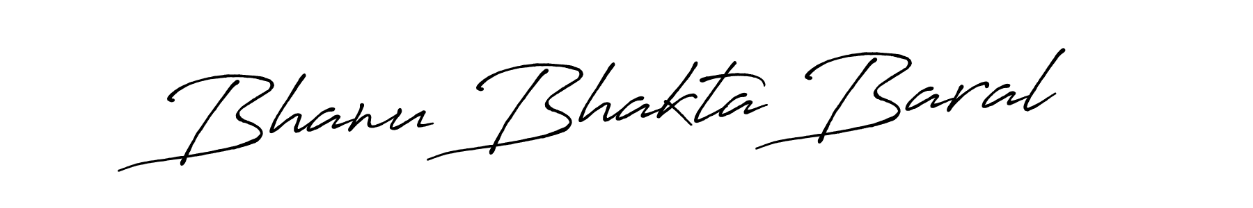 Use a signature maker to create a handwritten signature online. With this signature software, you can design (Antro_Vectra_Bolder) your own signature for name Bhanu Bhakta Baral. Bhanu Bhakta Baral signature style 7 images and pictures png