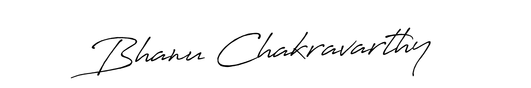 Use a signature maker to create a handwritten signature online. With this signature software, you can design (Antro_Vectra_Bolder) your own signature for name Bhanu Chakravarthy. Bhanu Chakravarthy signature style 7 images and pictures png