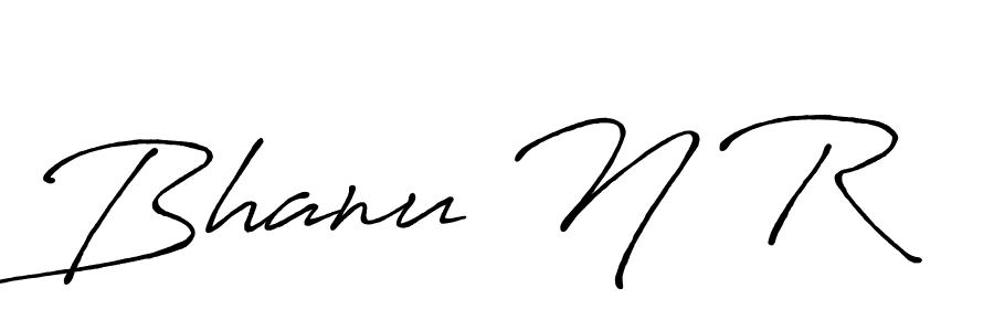 You should practise on your own different ways (Antro_Vectra_Bolder) to write your name (Bhanu N R) in signature. don't let someone else do it for you. Bhanu N R signature style 7 images and pictures png