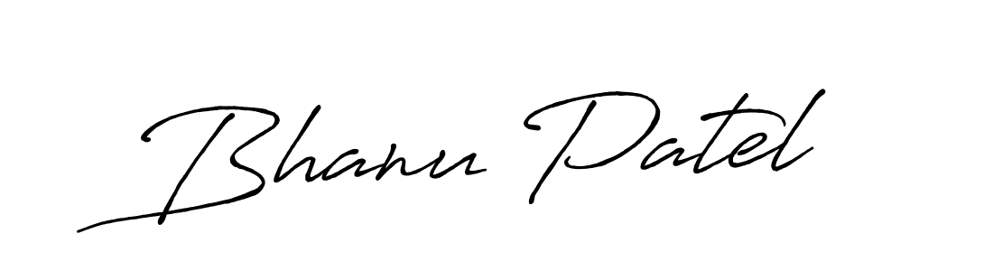 Also we have Bhanu Patel name is the best signature style. Create professional handwritten signature collection using Antro_Vectra_Bolder autograph style. Bhanu Patel signature style 7 images and pictures png