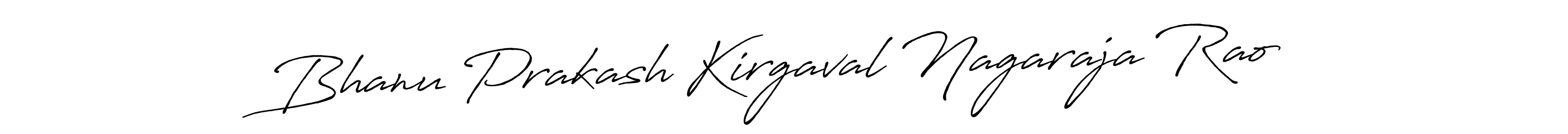 Design your own signature with our free online signature maker. With this signature software, you can create a handwritten (Antro_Vectra_Bolder) signature for name Bhanu Prakash Kirgaval Nagaraja Rao. Bhanu Prakash Kirgaval Nagaraja Rao signature style 7 images and pictures png