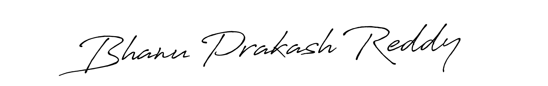 Make a beautiful signature design for name Bhanu Prakash Reddy. With this signature (Antro_Vectra_Bolder) style, you can create a handwritten signature for free. Bhanu Prakash Reddy signature style 7 images and pictures png