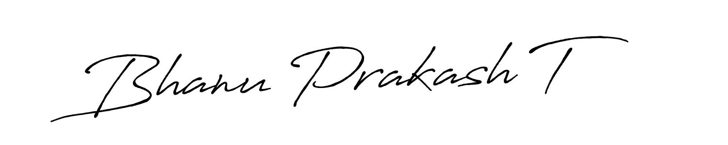 The best way (Antro_Vectra_Bolder) to make a short signature is to pick only two or three words in your name. The name Bhanu Prakash T include a total of six letters. For converting this name. Bhanu Prakash T signature style 7 images and pictures png