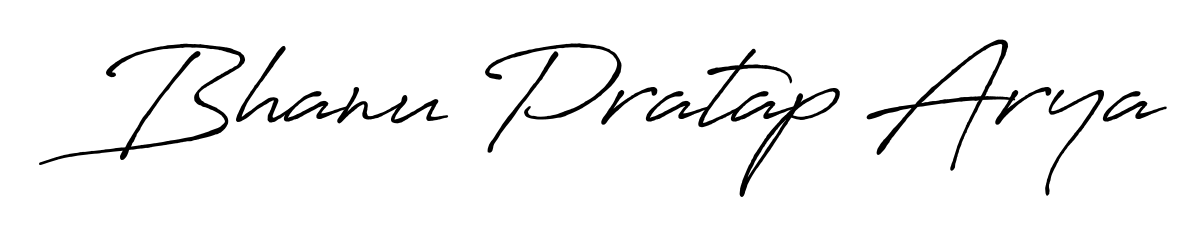 Style your name Bhanu Pratap Arya with confidence using Antro_Vectra_Bolder signature design. Simple, elegant, and ready for immediate document use. Bhanu Pratap Arya signature style 7 images and pictures png