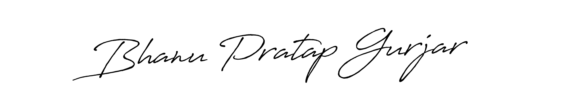 Design your own signature with our free online signature maker. With this signature software, you can create a handwritten (Antro_Vectra_Bolder) signature for name Bhanu Pratap Gurjar. Bhanu Pratap Gurjar signature style 7 images and pictures png