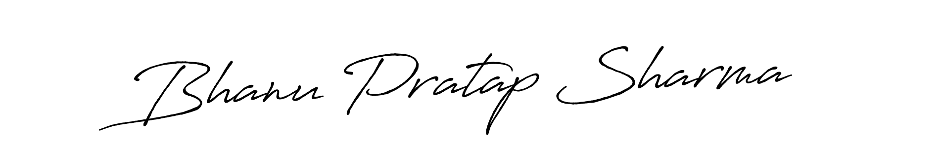 How to make Bhanu Pratap Sharma signature? Antro_Vectra_Bolder is a professional autograph style. Create handwritten signature for Bhanu Pratap Sharma name. Bhanu Pratap Sharma signature style 7 images and pictures png