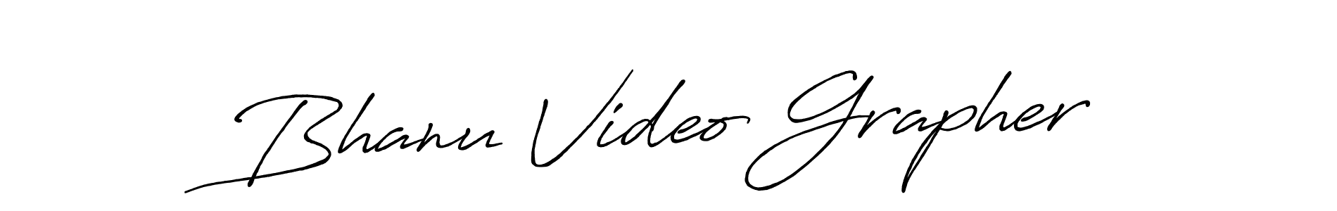 It looks lik you need a new signature style for name Bhanu Video Grapher. Design unique handwritten (Antro_Vectra_Bolder) signature with our free signature maker in just a few clicks. Bhanu Video Grapher signature style 7 images and pictures png