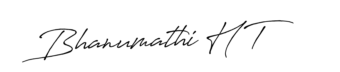 How to make Bhanumathi H T signature? Antro_Vectra_Bolder is a professional autograph style. Create handwritten signature for Bhanumathi H T name. Bhanumathi H T signature style 7 images and pictures png