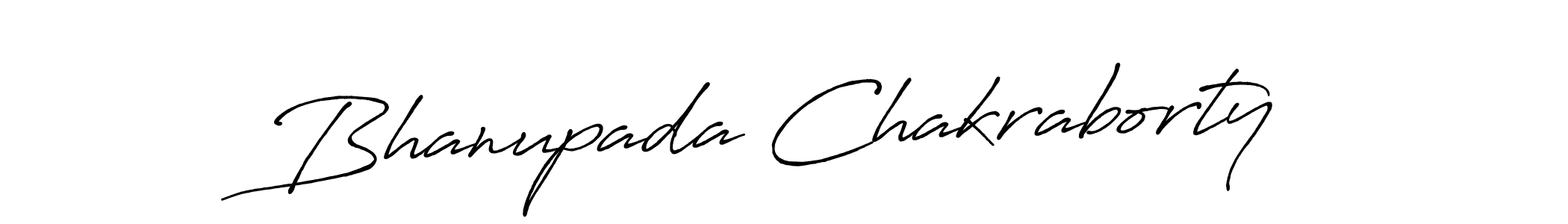 Antro_Vectra_Bolder is a professional signature style that is perfect for those who want to add a touch of class to their signature. It is also a great choice for those who want to make their signature more unique. Get Bhanupada Chakraborty name to fancy signature for free. Bhanupada Chakraborty signature style 7 images and pictures png