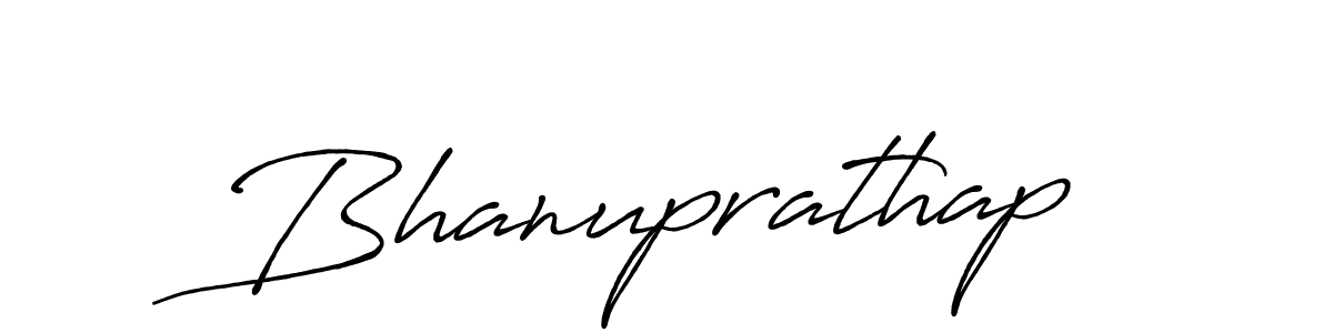 Use a signature maker to create a handwritten signature online. With this signature software, you can design (Antro_Vectra_Bolder) your own signature for name Bhanuprathap. Bhanuprathap signature style 7 images and pictures png