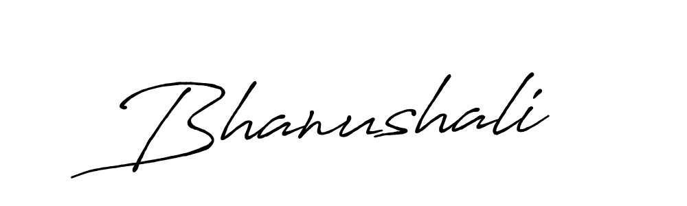 Create a beautiful signature design for name Bhanushali. With this signature (Antro_Vectra_Bolder) fonts, you can make a handwritten signature for free. Bhanushali signature style 7 images and pictures png