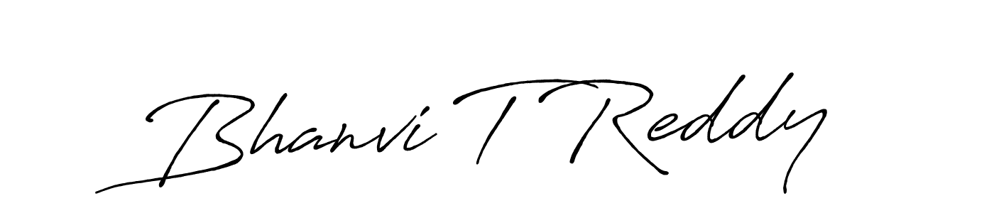 It looks lik you need a new signature style for name Bhanvi T Reddy. Design unique handwritten (Antro_Vectra_Bolder) signature with our free signature maker in just a few clicks. Bhanvi T Reddy signature style 7 images and pictures png