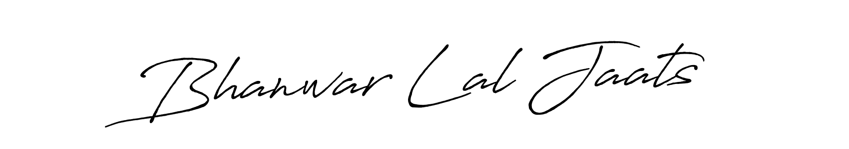 Create a beautiful signature design for name Bhanwar Lal Jaats. With this signature (Antro_Vectra_Bolder) fonts, you can make a handwritten signature for free. Bhanwar Lal Jaats signature style 7 images and pictures png