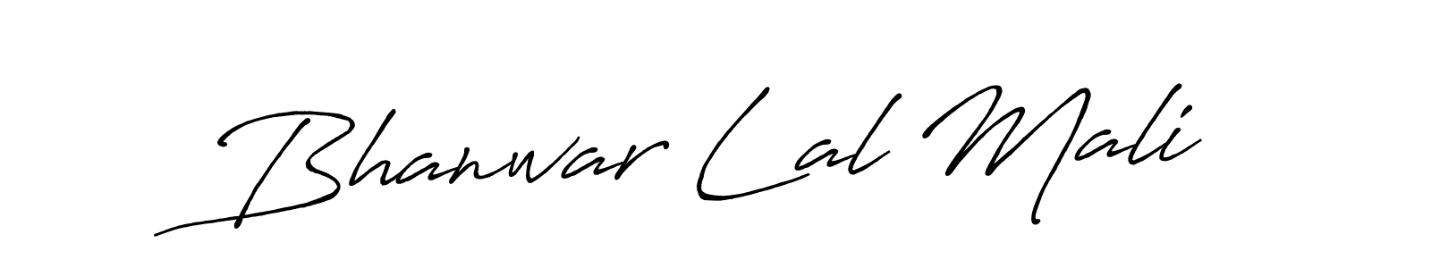 The best way (Antro_Vectra_Bolder) to make a short signature is to pick only two or three words in your name. The name Bhanwar Lal Mali include a total of six letters. For converting this name. Bhanwar Lal Mali signature style 7 images and pictures png