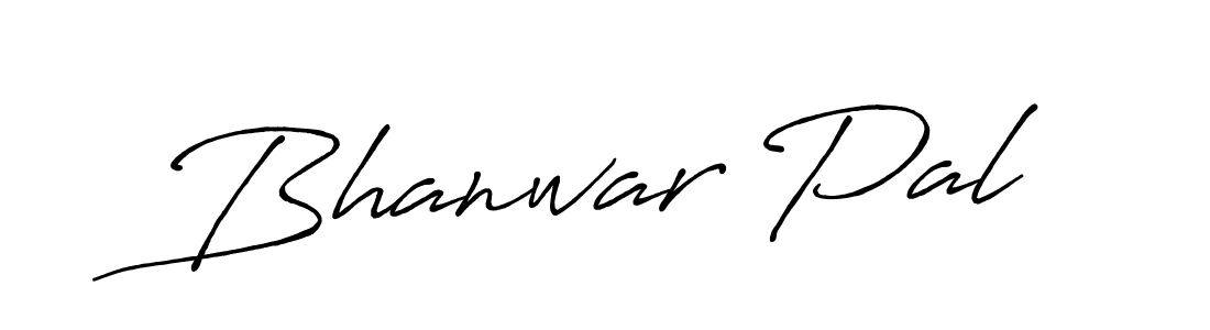 Make a beautiful signature design for name Bhanwar Pal. With this signature (Antro_Vectra_Bolder) style, you can create a handwritten signature for free. Bhanwar Pal signature style 7 images and pictures png