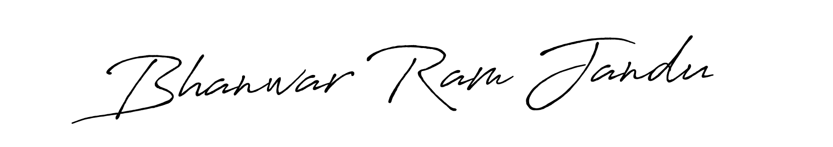 Bhanwar Ram Jandu stylish signature style. Best Handwritten Sign (Antro_Vectra_Bolder) for my name. Handwritten Signature Collection Ideas for my name Bhanwar Ram Jandu. Bhanwar Ram Jandu signature style 7 images and pictures png