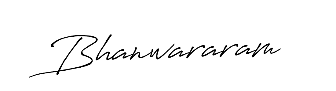 How to make Bhanwararam signature? Antro_Vectra_Bolder is a professional autograph style. Create handwritten signature for Bhanwararam name. Bhanwararam signature style 7 images and pictures png