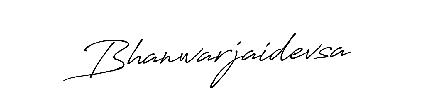 Use a signature maker to create a handwritten signature online. With this signature software, you can design (Antro_Vectra_Bolder) your own signature for name Bhanwarjaidevsa. Bhanwarjaidevsa signature style 7 images and pictures png