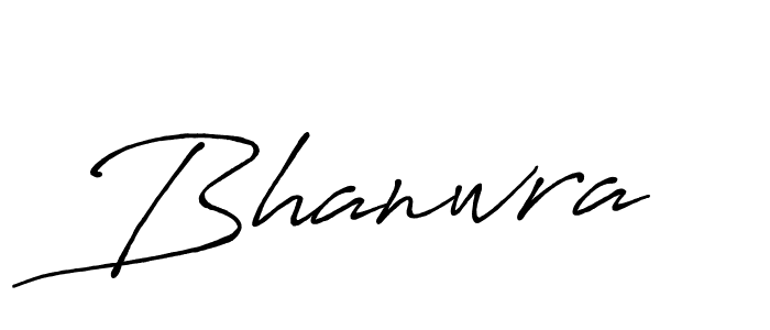 Make a beautiful signature design for name Bhanwra. With this signature (Antro_Vectra_Bolder) style, you can create a handwritten signature for free. Bhanwra signature style 7 images and pictures png