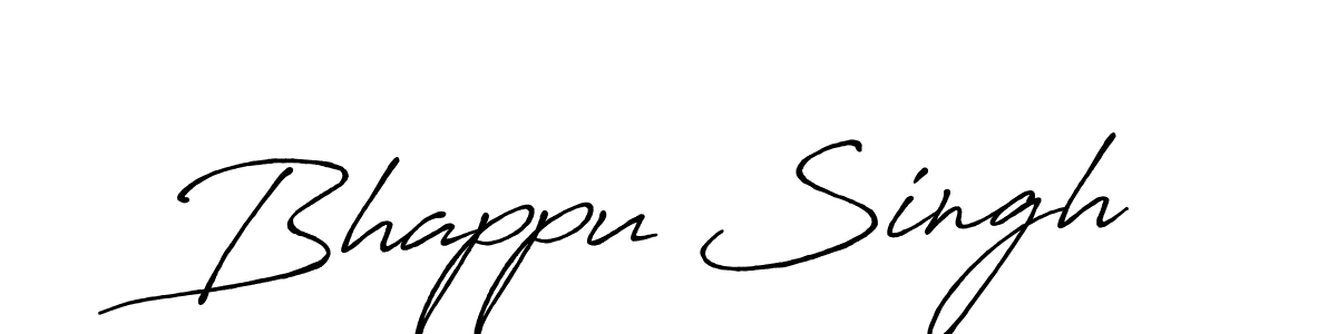 Design your own signature with our free online signature maker. With this signature software, you can create a handwritten (Antro_Vectra_Bolder) signature for name Bhappu Singh. Bhappu Singh signature style 7 images and pictures png