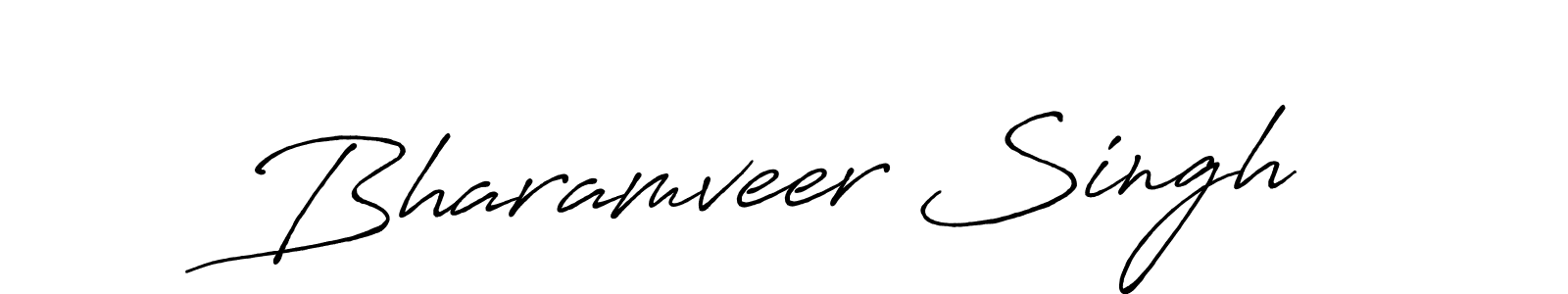 Also we have Bharamveer Singh name is the best signature style. Create professional handwritten signature collection using Antro_Vectra_Bolder autograph style. Bharamveer Singh signature style 7 images and pictures png