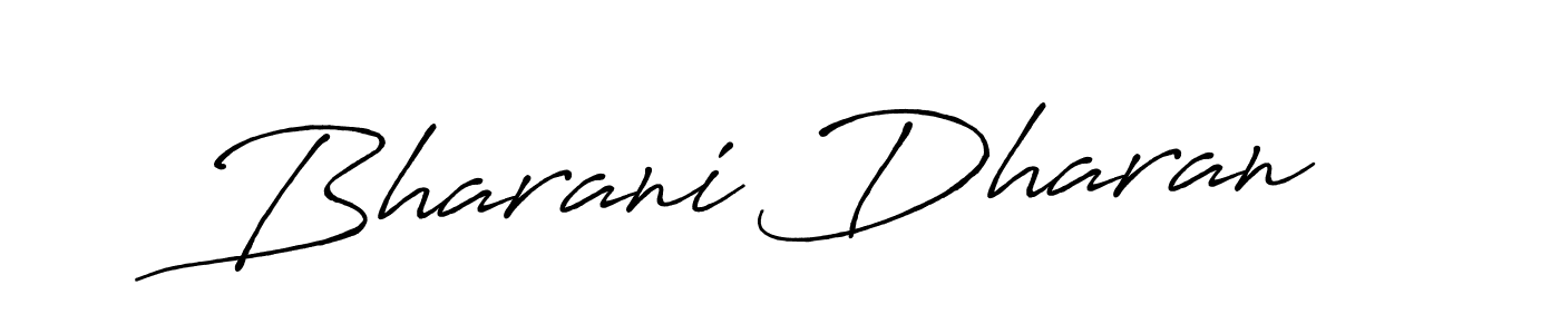 Bharani Dharan stylish signature style. Best Handwritten Sign (Antro_Vectra_Bolder) for my name. Handwritten Signature Collection Ideas for my name Bharani Dharan. Bharani Dharan signature style 7 images and pictures png