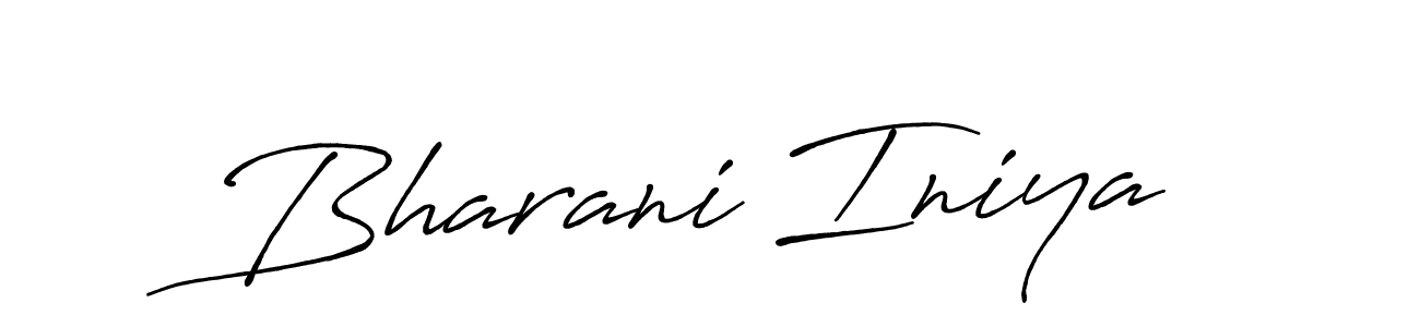 This is the best signature style for the Bharani Iniya name. Also you like these signature font (Antro_Vectra_Bolder). Mix name signature. Bharani Iniya signature style 7 images and pictures png