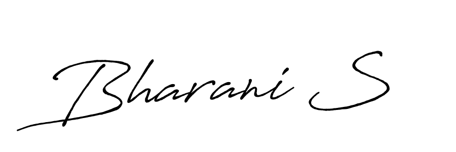 Also we have Bharani S name is the best signature style. Create professional handwritten signature collection using Antro_Vectra_Bolder autograph style. Bharani S signature style 7 images and pictures png