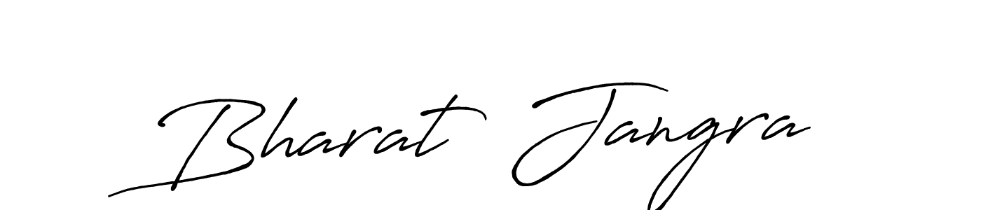 How to make Bharat  Jangra signature? Antro_Vectra_Bolder is a professional autograph style. Create handwritten signature for Bharat  Jangra name. Bharat  Jangra signature style 7 images and pictures png