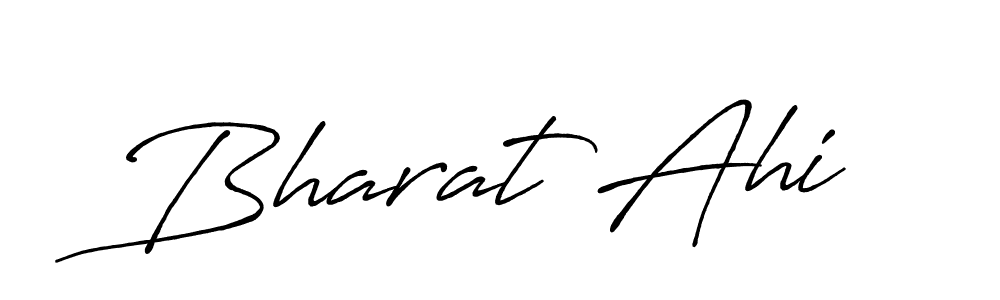 This is the best signature style for the Bharat Ahi name. Also you like these signature font (Antro_Vectra_Bolder). Mix name signature. Bharat Ahi signature style 7 images and pictures png